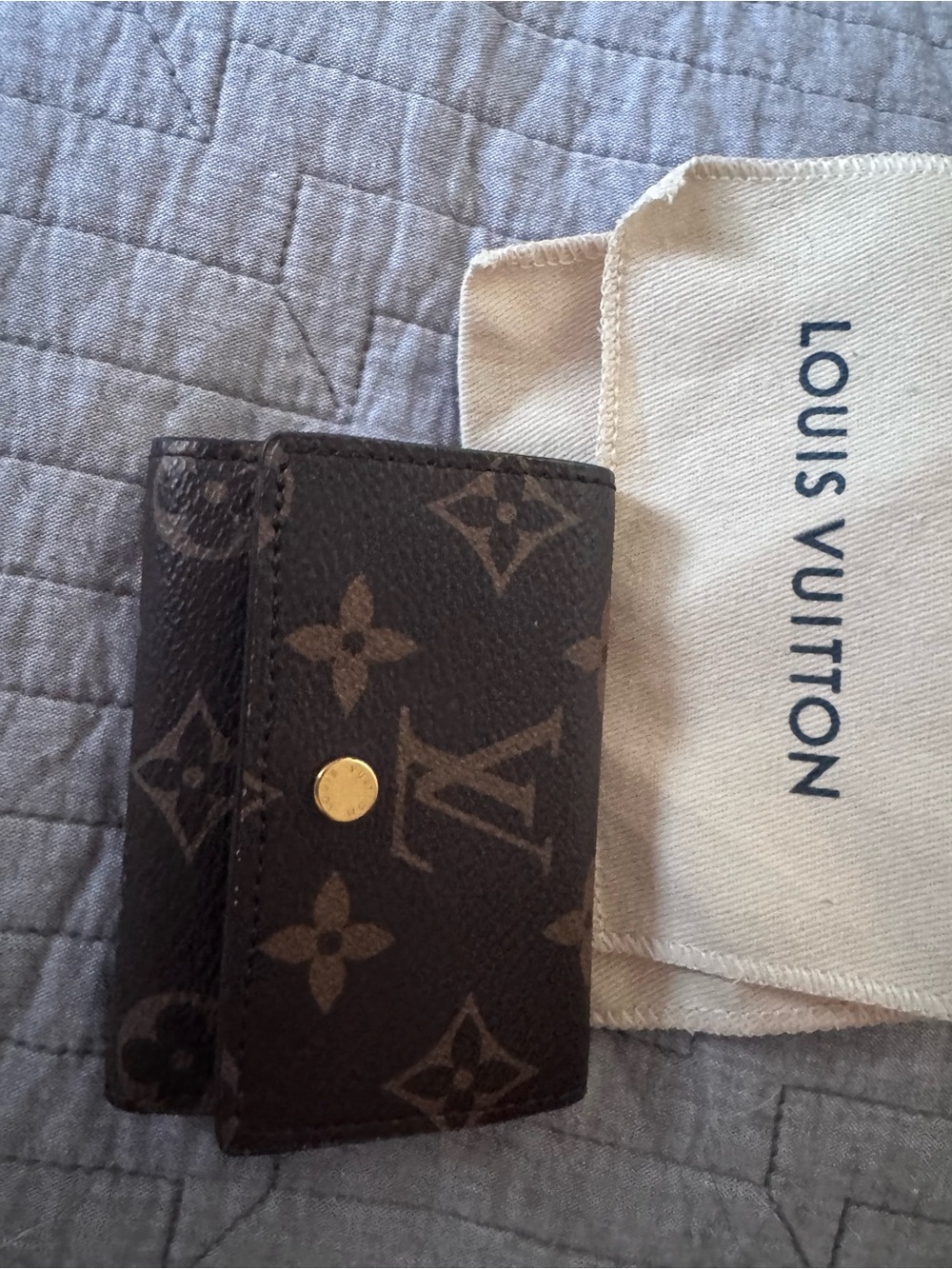 Louis Vuitton Monogram compact trifold wallet